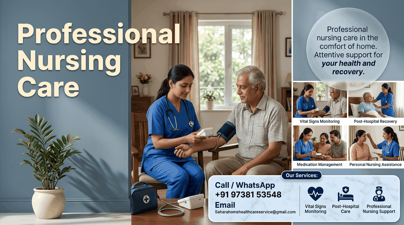 Professional nursing care — Sahara Home Health Care