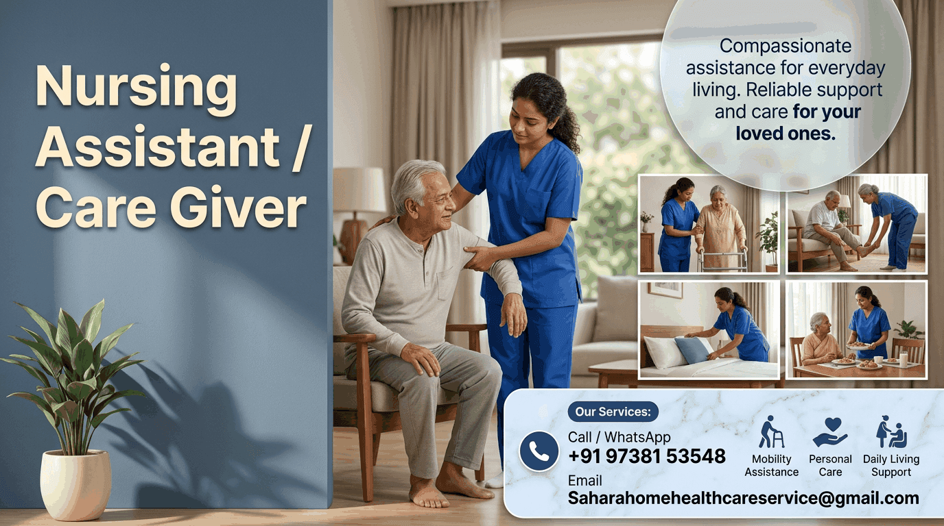 Nursing assistant/care giver — Sahara Home Health Care